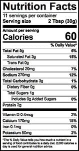 Fiesta Dip Nutrition Facts