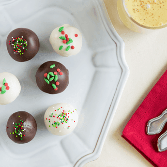 Elsie's Eggnog Cake Balls