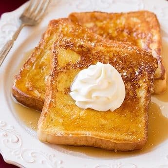 Elsie's Homemade Eggnog French Toast