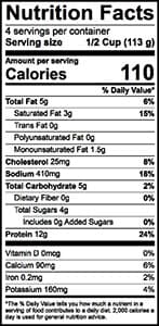 Small Curd Cottage Cheese Nutrition Facts