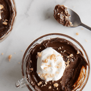 Chocolate Toffee Cream Pots