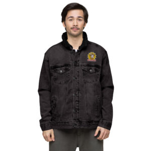 Elsie Unisex denim sherpa jacket