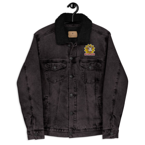 Elsie Unisex denim sherpa jacket - Image 4