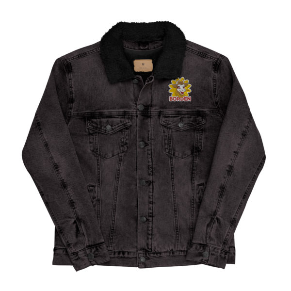 Elsie Unisex denim sherpa jacket - Image 6