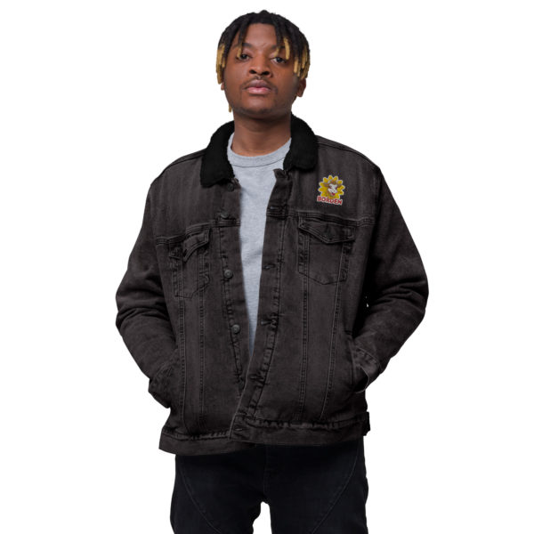 Elsie Unisex denim sherpa jacket - Image 7