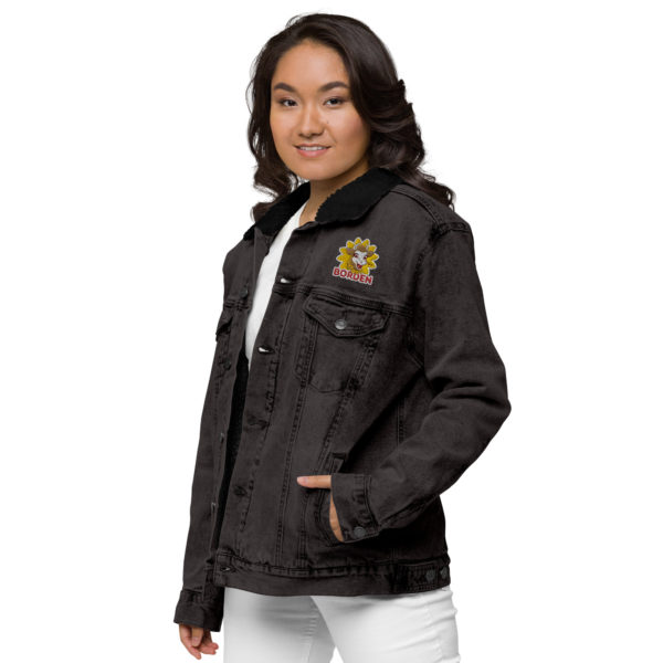 Elsie Unisex denim sherpa jacket - Image 18