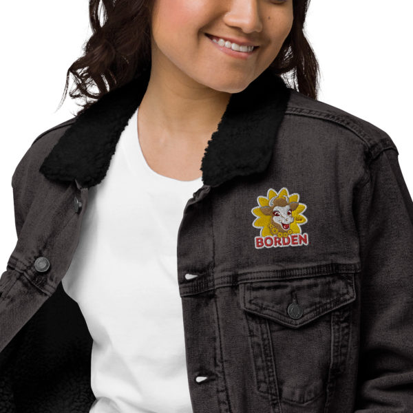 Elsie Unisex denim sherpa jacket - Image 49