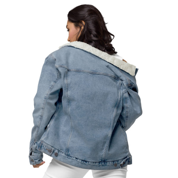 Elsie Unisex denim sherpa jacket - Image 26
