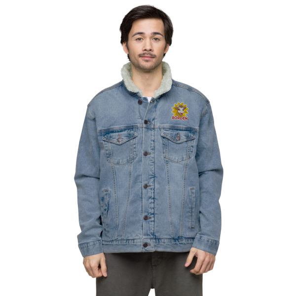 Elsie Unisex denim sherpa jacket - Image 27