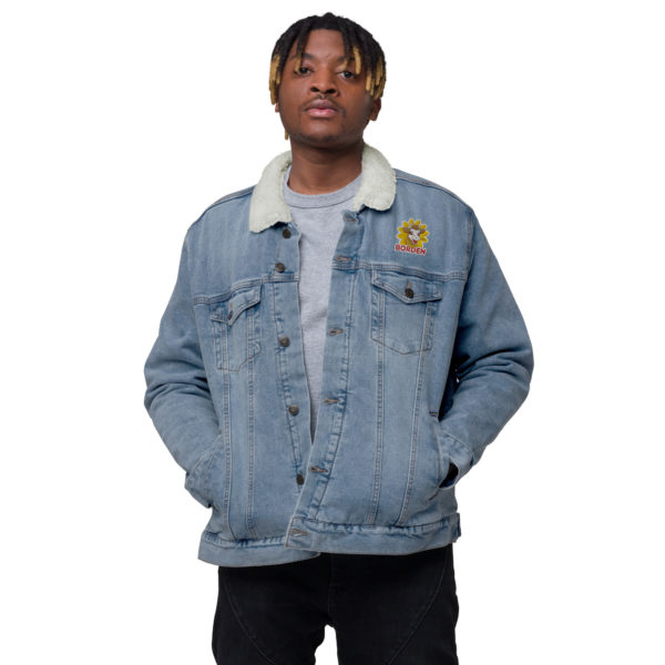 Elsie Unisex denim sherpa jacket - Image 30