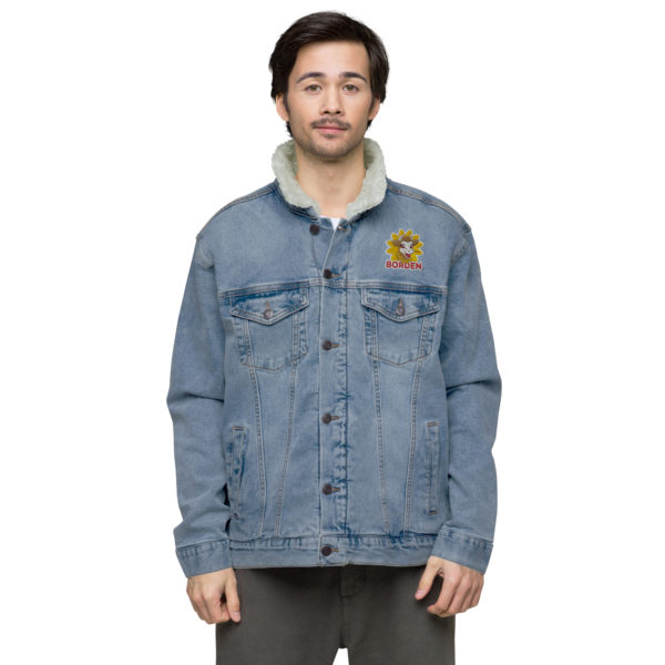 Elsie Unisex denim sherpa jacket - Image 43