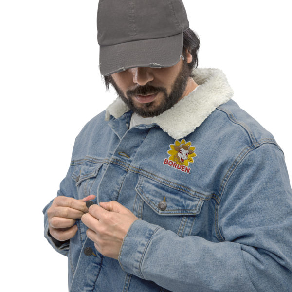 Elsie Unisex denim sherpa jacket - Image 44
