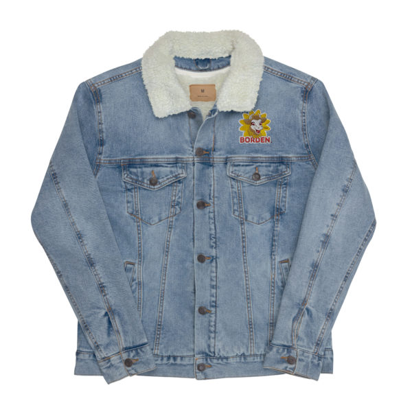 Elsie Unisex denim sherpa jacket - Image 45