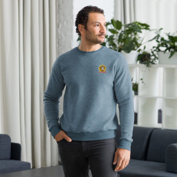 Elsie Embroidered Unisex sueded fleece sweatshirt - Image 3