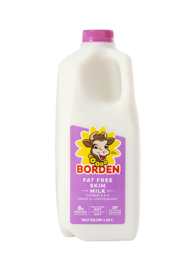 Fat Free Skim Milk - Borden Dairy
