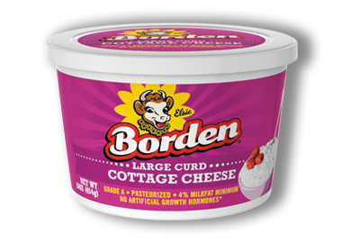 Large Curd Cottage Cheese Borden Dairy