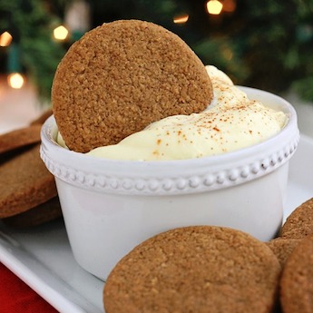 Elsie’s Homemade Eggnog Cookie Dip