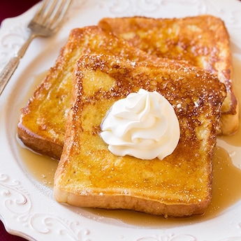 Elsie’s Homemade Eggnog French Toast