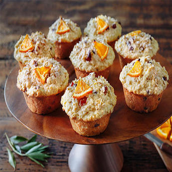 Rise and Shine Orange & Oatmeal Muffins