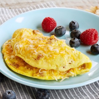 Elsie’s Homemade 1-Minute Sausage Egg and Cheese Omelette