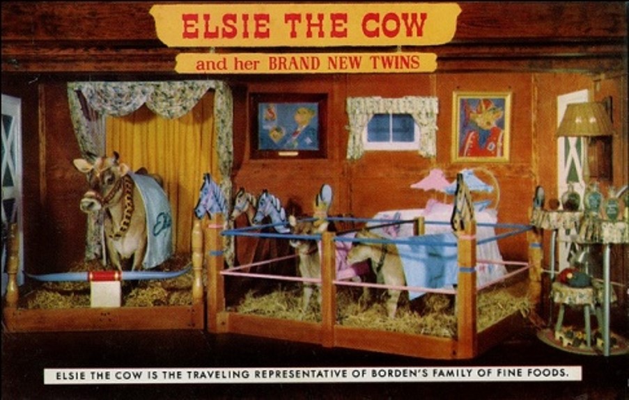 Elsie the Cow postcard | Borden Dairy