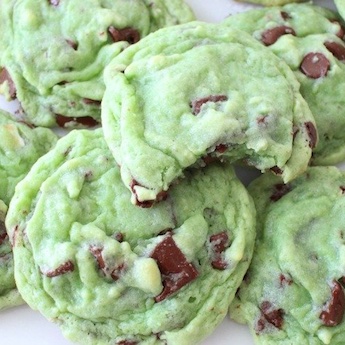 Elsie’s Green with Envy Mint Chocolate Cookies