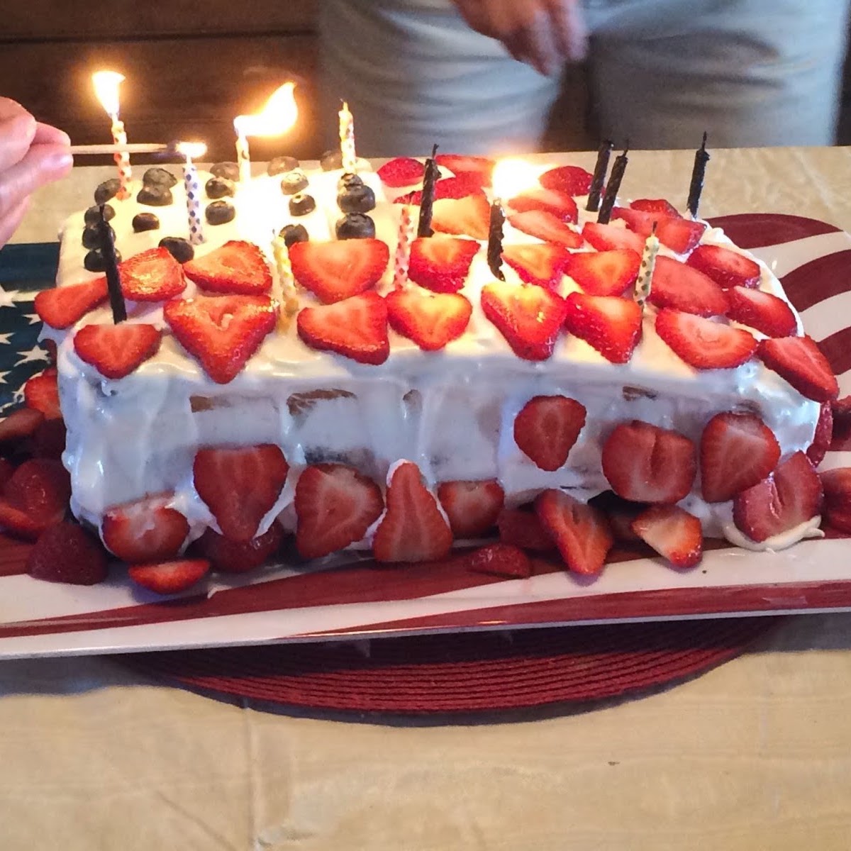 Elsie’s Fourth of July Tres Leches Cake