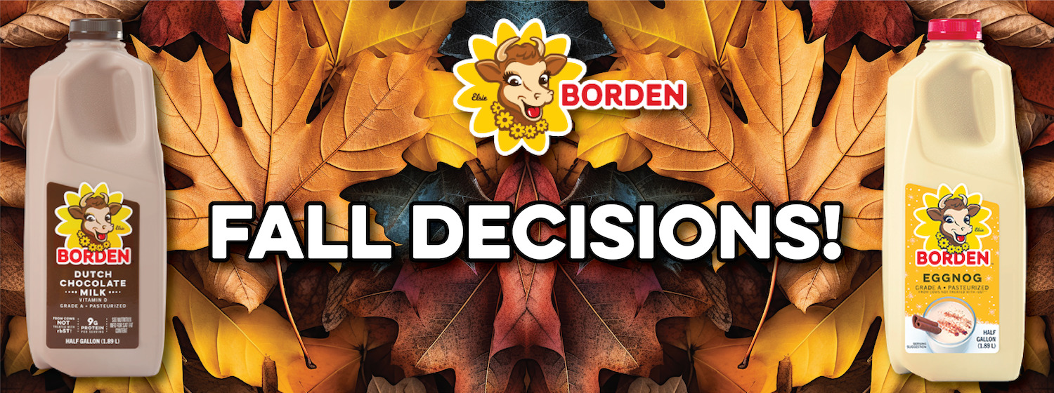 Bring in the fall with delicious beverage options from Borden Dairy and Elsie